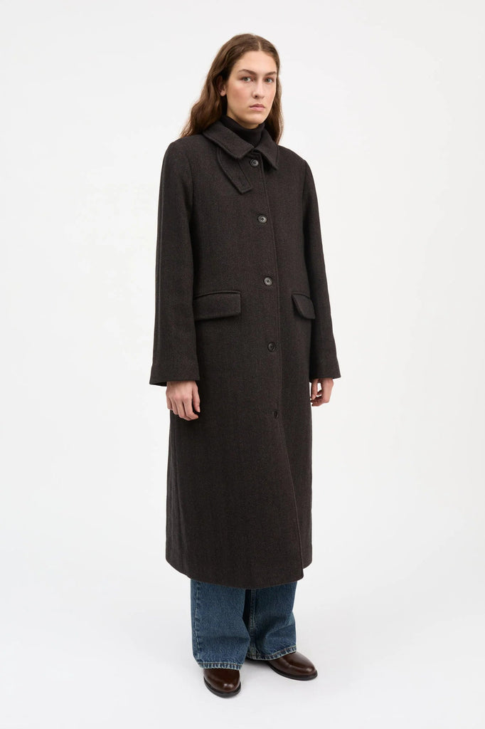 Ernest Coat | Brown Herringbone - Skjønn Concept Store