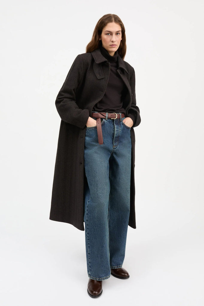 Ernest Coat | Brown Herringbone - Skjønn Concept Store