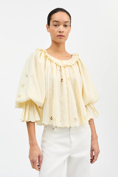 Fleurie Blouse | Buttermilk - Skjønn Concept Store