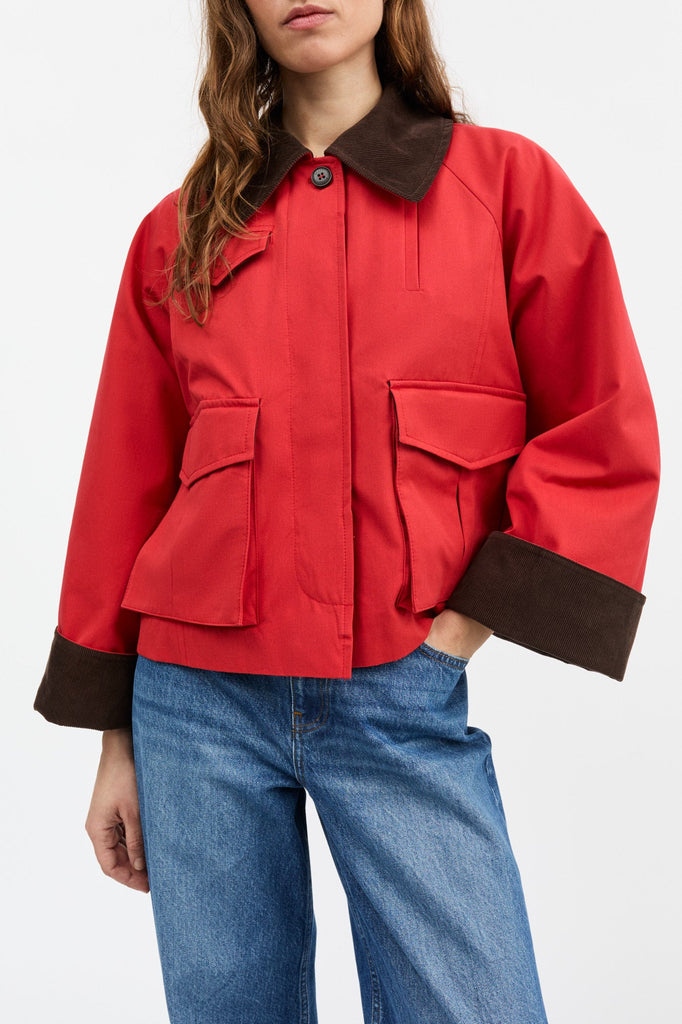 Gaby City Jacket | Aurora Red - Skjønn Concept Store