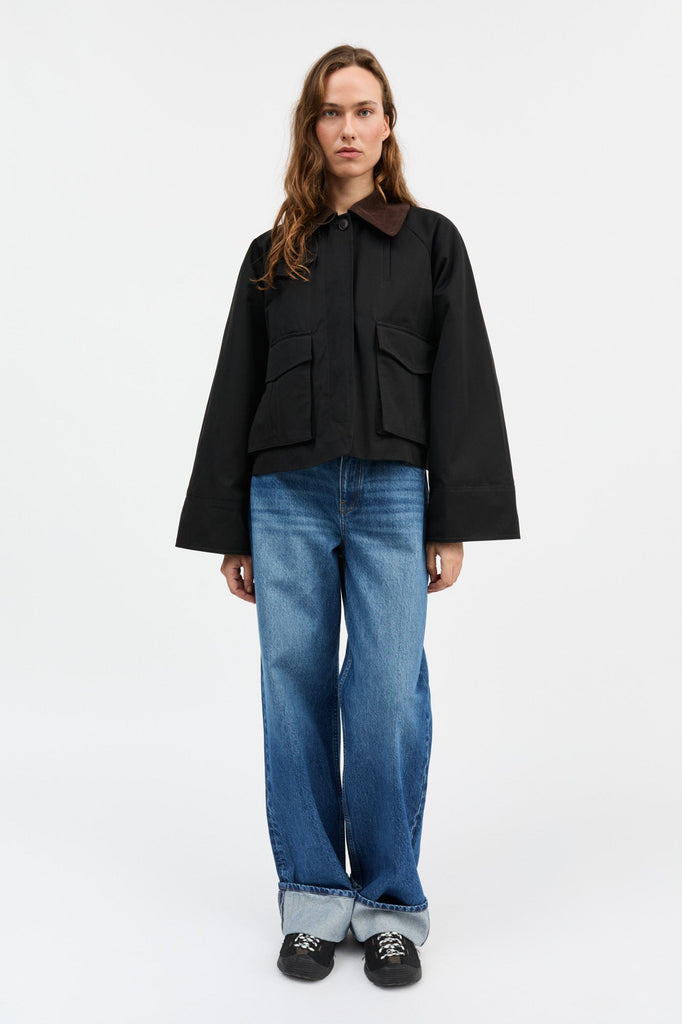 Gaby City Jacket | Black/Brown - Skjønn Concept Store