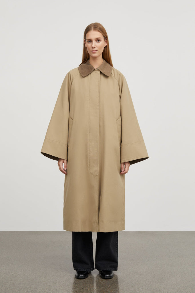 Gaby Coat | Dark Sand - Skjønn Concept Store