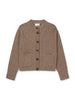 Gertrud Cable Cardigan | Coffee Melange - Skjønn Concept Store