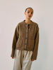 Gertrud Cable Cardigan | Coffee Melange - Skjønn Concept Store