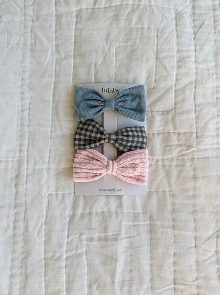 Hair Bow 3 - Pack | Forest Check - Skjønn Concept Store