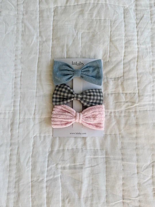 Hair Bow 3 - Pack | Forest Check - Skjønn Concept Store