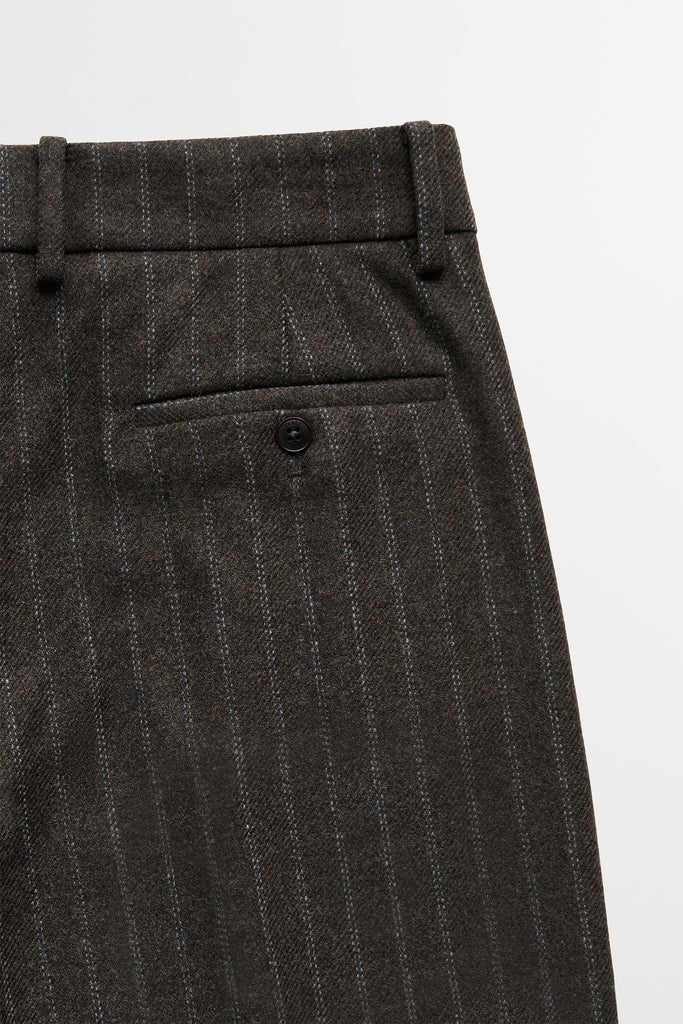 Harry Trousers | Brown/Black Pinstripe - Skjønn Concept Store