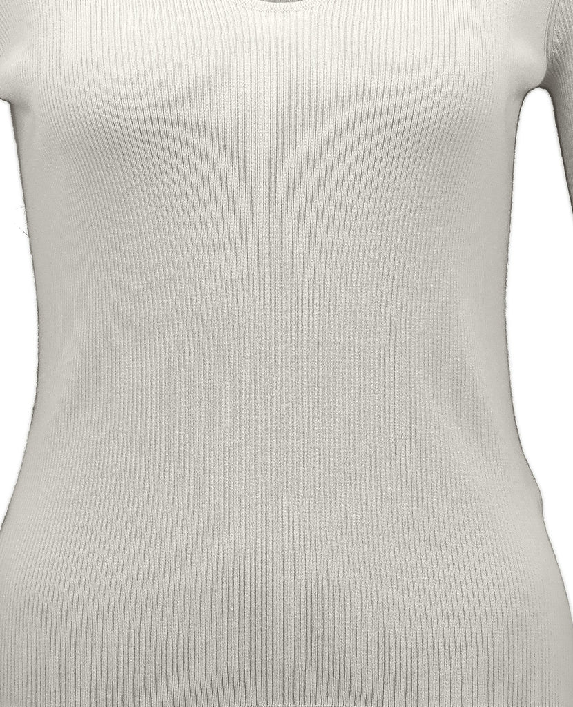 Heartneck Sweater | White - Skjønn Concept Store