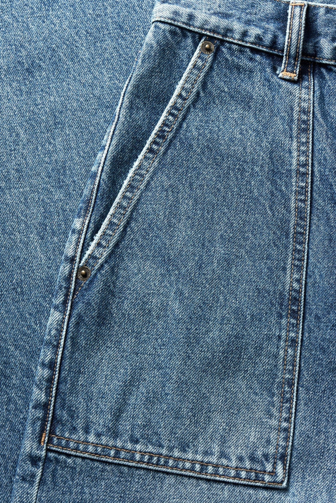 Heather Highwaisted Jeans | Slouchy Blue - Skjønn Concept Store