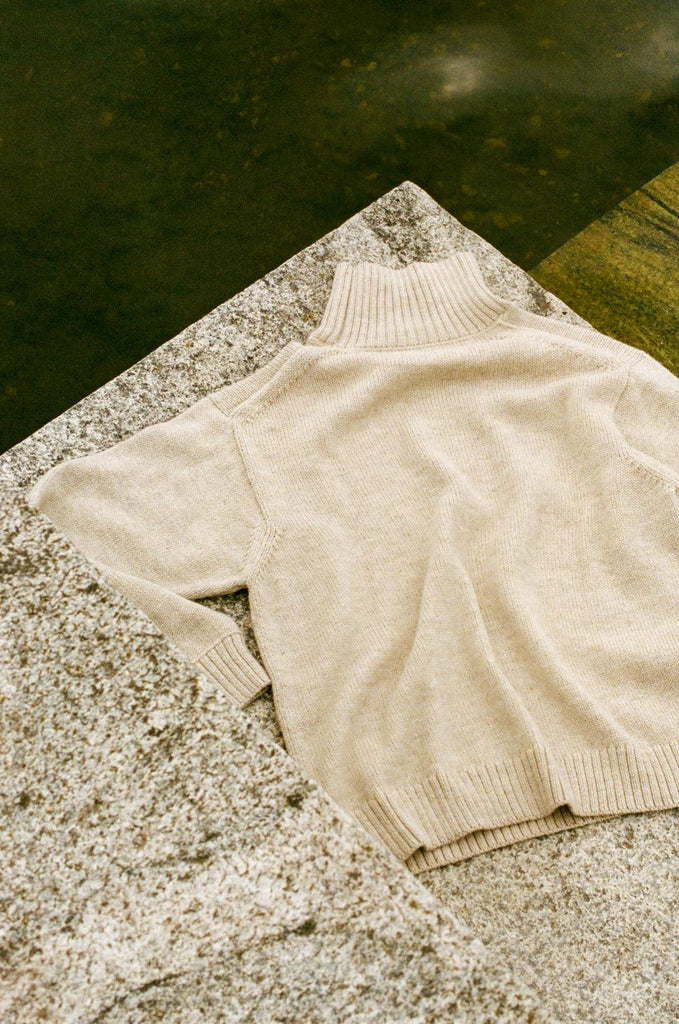 Highland Sanna Wool Sweater | Pure Natural - Skjønn Concept Store