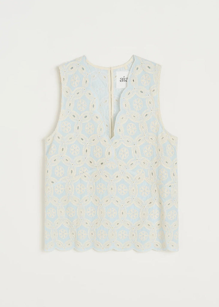 Himani Top Embroidery | Blue Eyes - Skjønn Concept Store