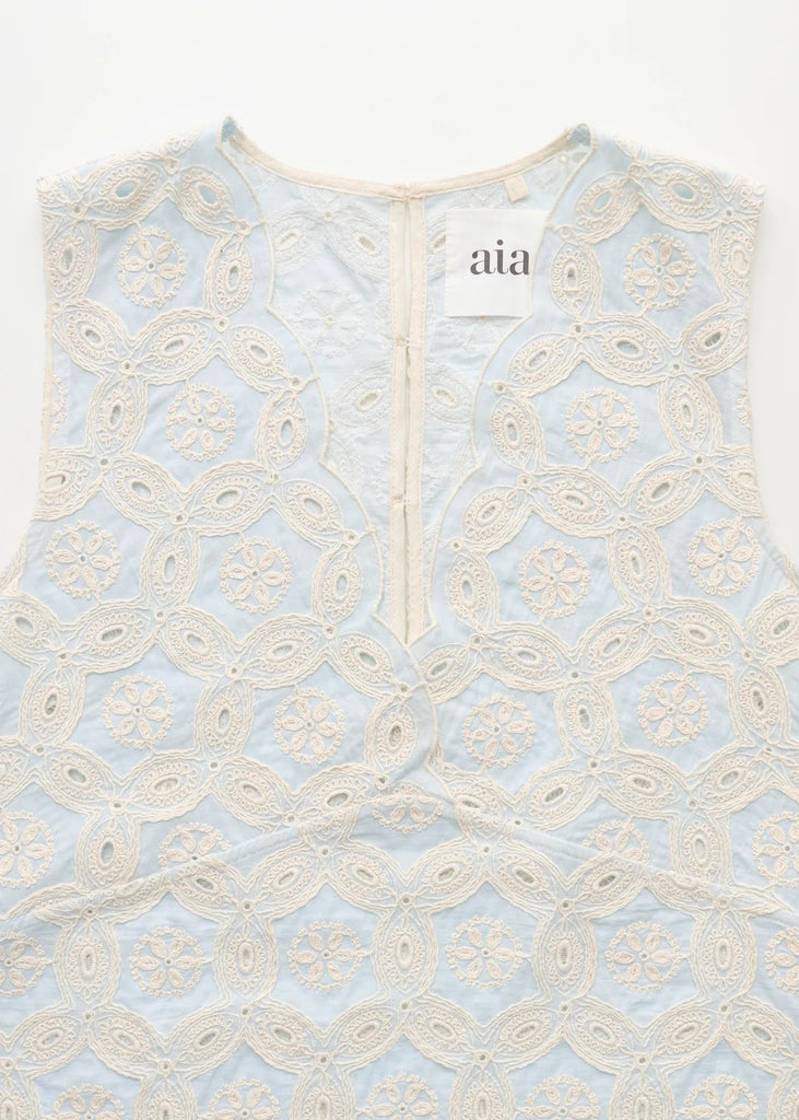 Himani Top Embroidery | Blue Eyes - Skjønn Concept Store