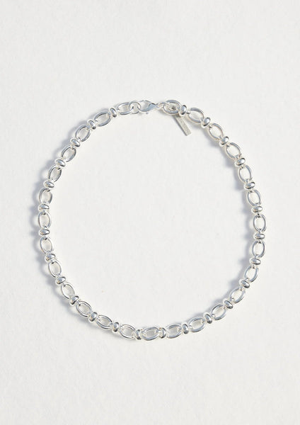 Hollow Necklace | Silver - Skjønn Concept Store