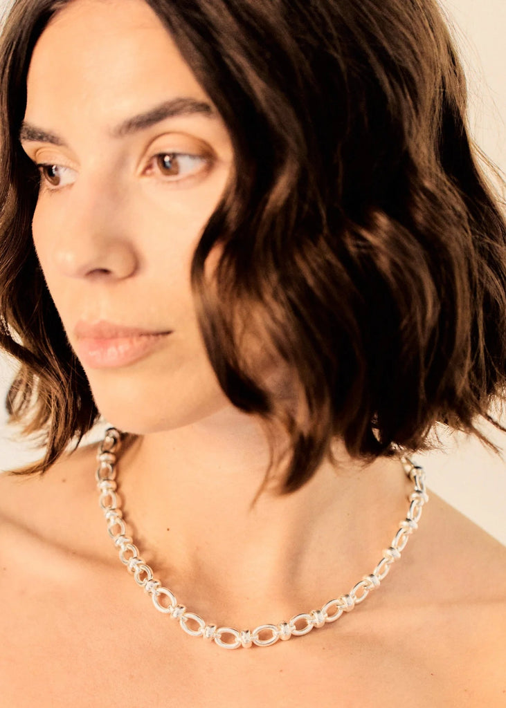 Hollow Necklace | Silver - Skjønn Concept Store