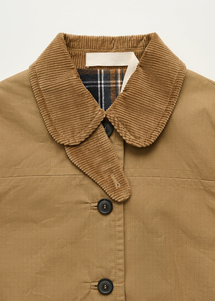 Jamie Jacket Ripstop - Oilskin Hybrid | Warm Khaki - Skjønn Concept Store