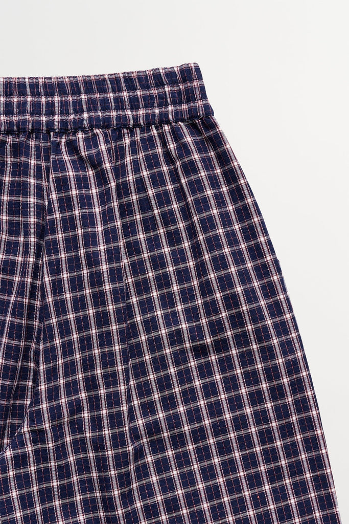 Jasmin Pants | Navy/White/Red Check - Skjønn Concept Store