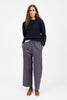Jasmin Pants | Navy/White/Red Check - Skjønn Concept Store