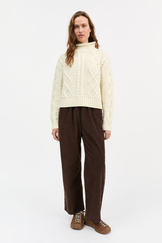 Jasmine Pants | Dark Brown - Skjønn Concept Store