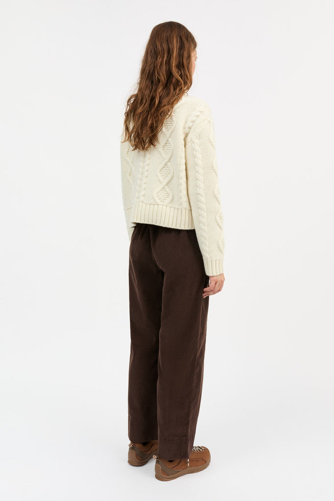 Jasmine Pants | Dark Brown - Skjønn Concept Store
