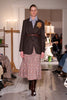 Joan Blazer | Brown/Black Pinstripe - Skjønn Concept Store