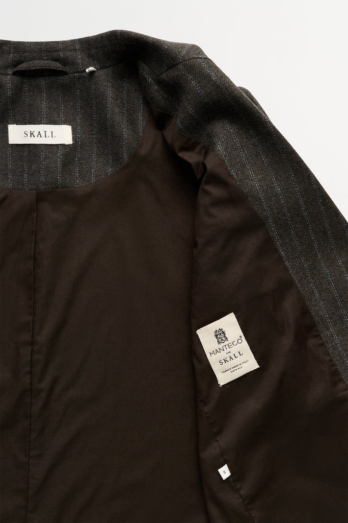 Joan Blazer | Brown/Black Pinstripe - Skjønn Concept Store
