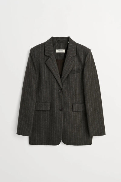Joan Blazer | Brown/Black Pinstripe - Skjønn Concept Store
