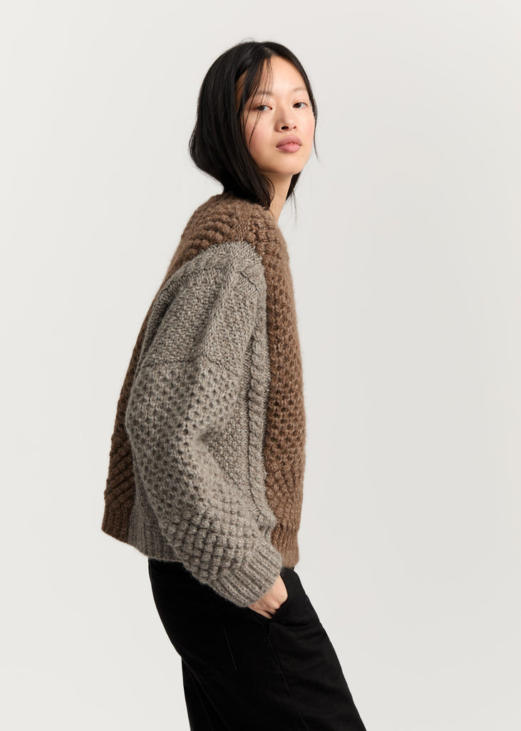 Justina Sweater Lama Wool | Mix Pure Grey - Skjønn Concept Store