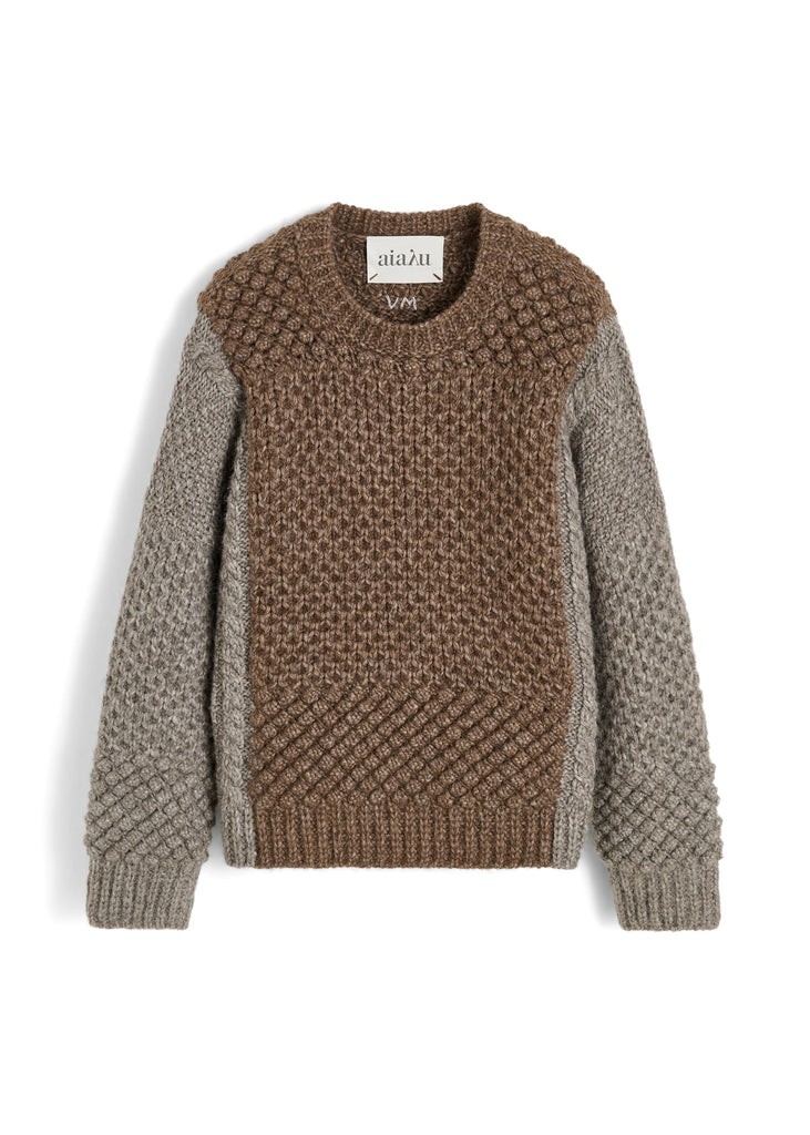 Justina Sweater Lama Wool | Mix Pure Grey - Skjønn Concept Store