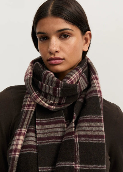 Kaya Scarf Wool | Mix Brown - Skjønn Concept Store