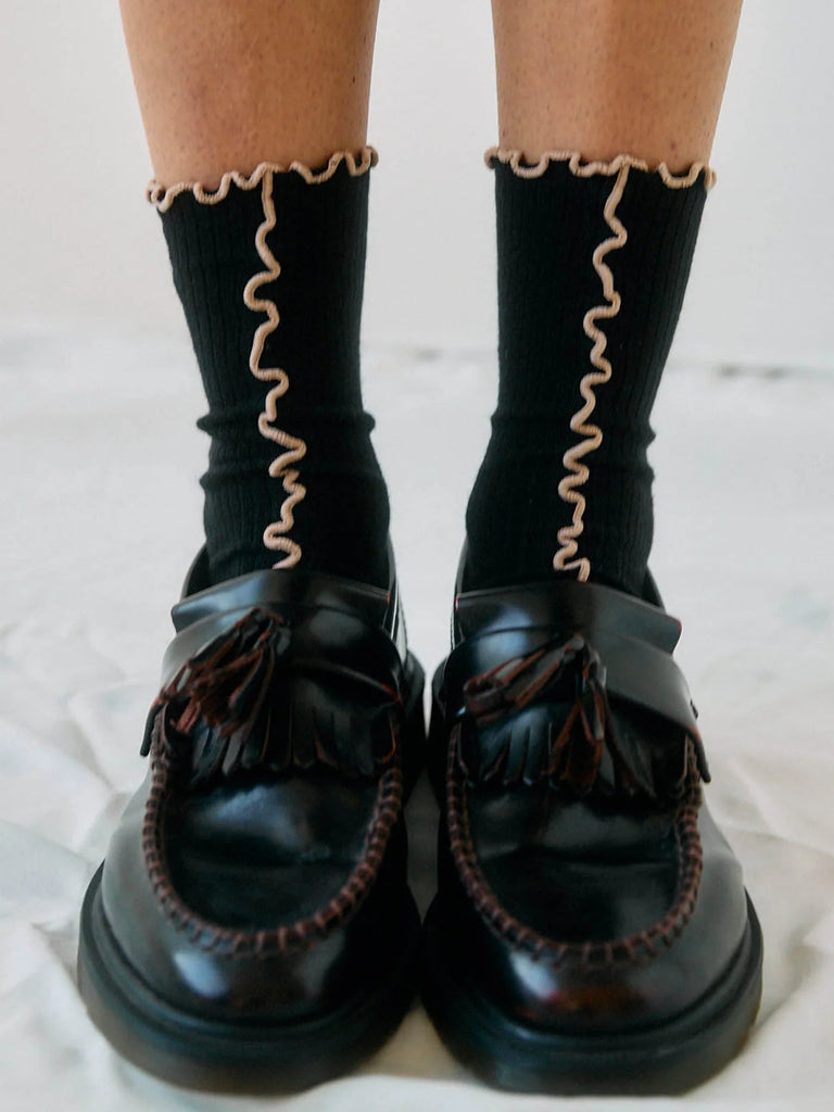 Kusama Socks 2 pack | Black - Skjønn Concept Store