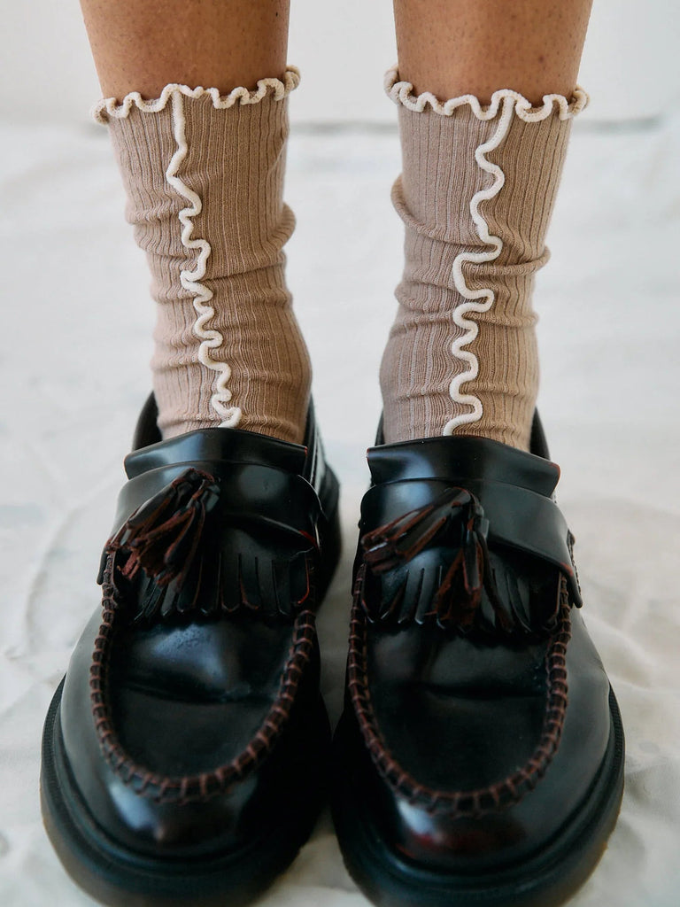 Kusama Socks 2 pack | Camel - Skjønn Concept Store