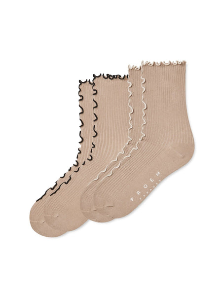 Kusama Socks 2 pack | Camel - Skjønn Concept Store