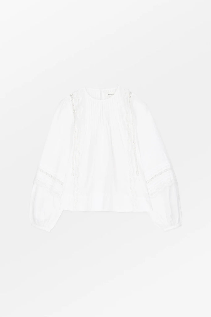 Leaf Blouse | Optic White - Skjønn Concept Store