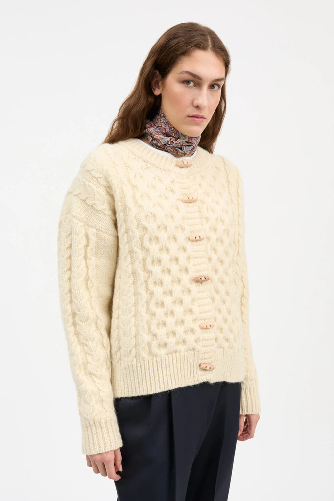 Lennox Cardigan | Off-White - Skjønn Concept Store