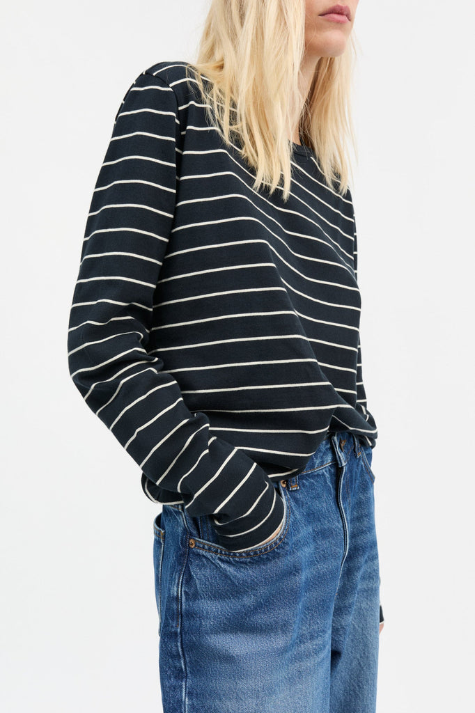 Loui Blouse | Navy/White Stripe - Skjønn Concept Store