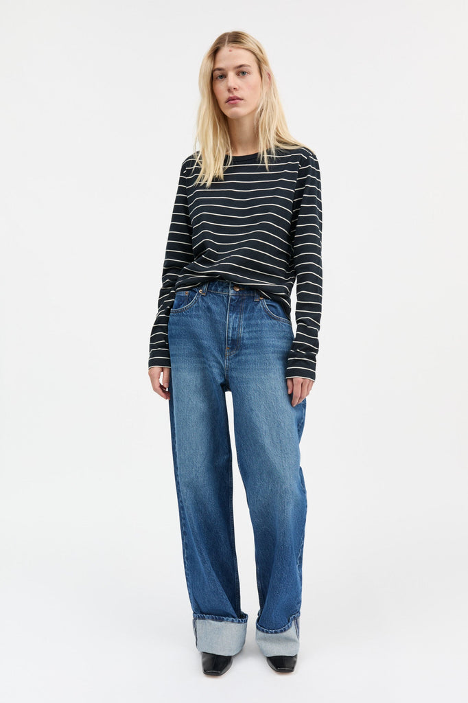 Loui Blouse | Navy/White Stripe - Skjønn Concept Store