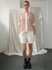 Lullu SS Polo Cardigan | Ecru & Holly Berry - Skjønn Concept Store