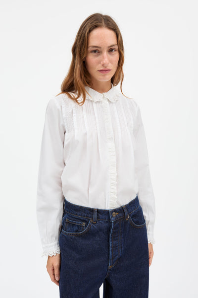 Lulu Shirt | Optic White - Skjønn Concept Store