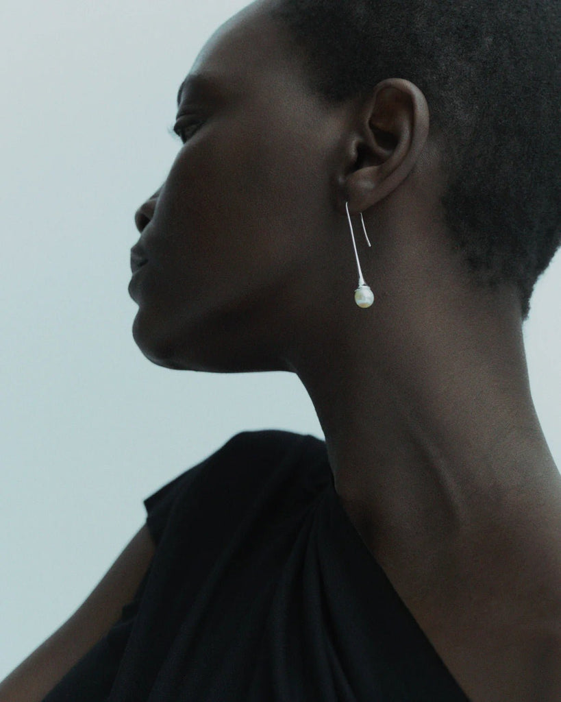 Lumora Drop Earrings | Silver - Skjønn Concept Store