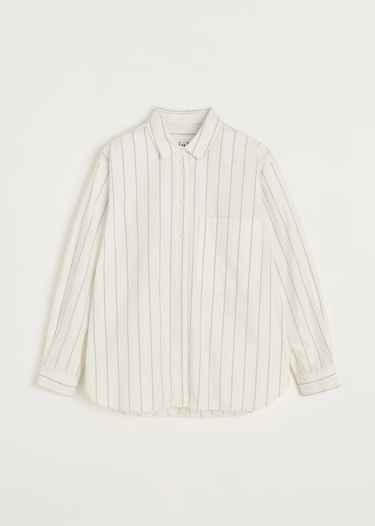 Lynette Shirt Champetra | Mix French Blue - Skjønn Concept Store