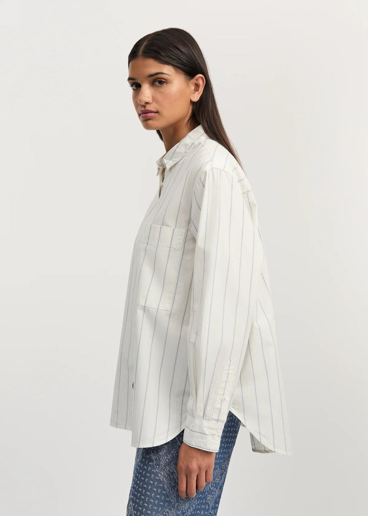 Lynette Shirt Champetra | Mix French Blue - Skjønn Concept Store