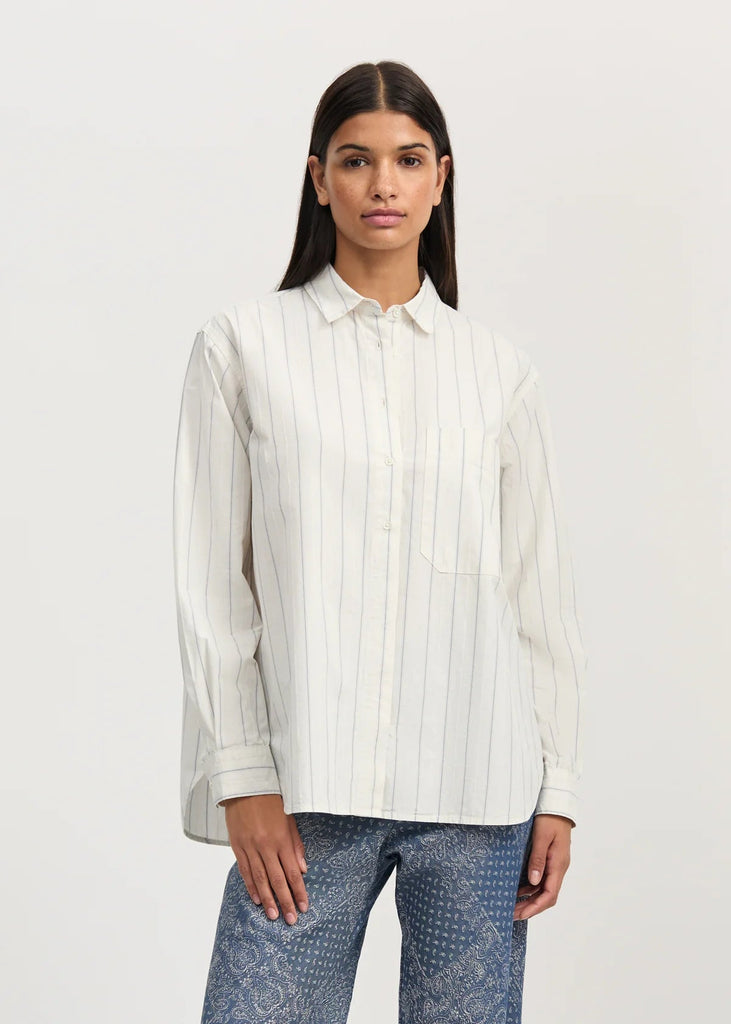 Lynette Shirt Champetra | Mix French Blue - Skjønn Concept Store
