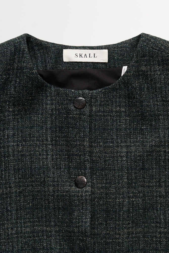 Mabel Jacket | Green Check Structure - Skjønn Concept Store