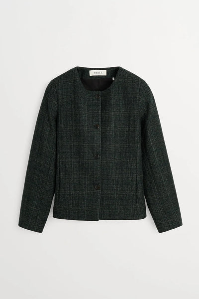 Mabel Jacket | Green Check Structure - Skjønn Concept Store