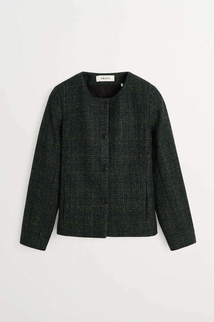 Mabel Jacket | Green Check Structure - Skjønn Concept Store