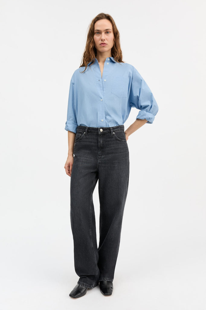 Maddy Straight Jeans | Vintage Washed Black - Skjønn Concept Store