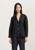 Makya Shirt Silk | Black Navy - Skjønn Concept Store