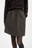 Marcella Skirt | Brown/Black Pinstripe - Skjønn Concept Store