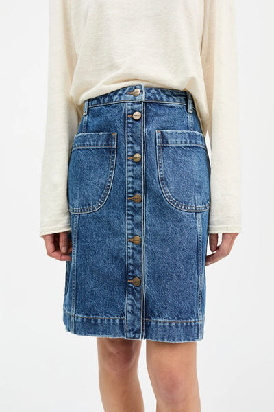 Margaux Skirt | Slouchy Blue - Skjønn Concept Store