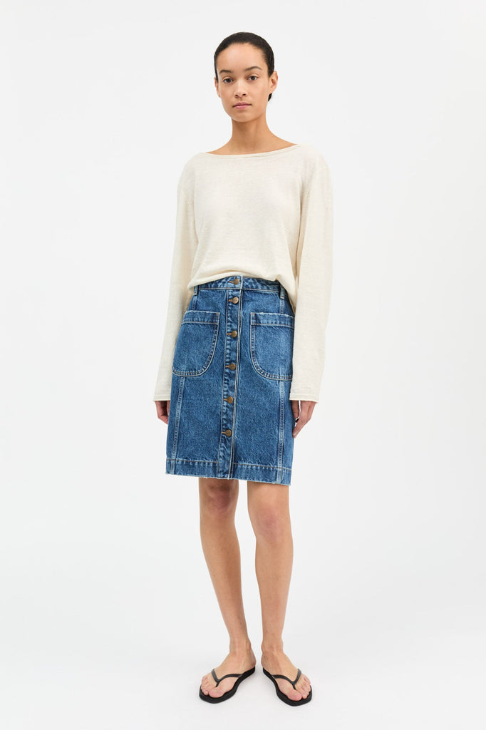 Margaux Skirt | Slouchy Blue - Skjønn Concept Store